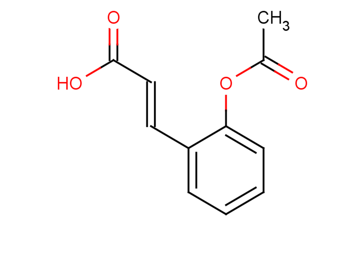 (2E)-3-[2-(acetyloxy)phenyl]prop-2-enoic acid