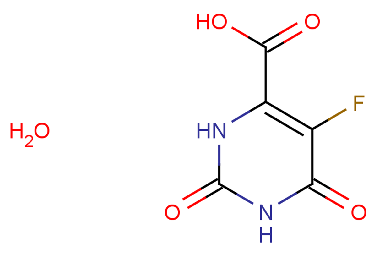5-fluoro-2,6-dioxo-1,2,3,6-tetrahydropyrimidine-4-carboxylic acid hydrate