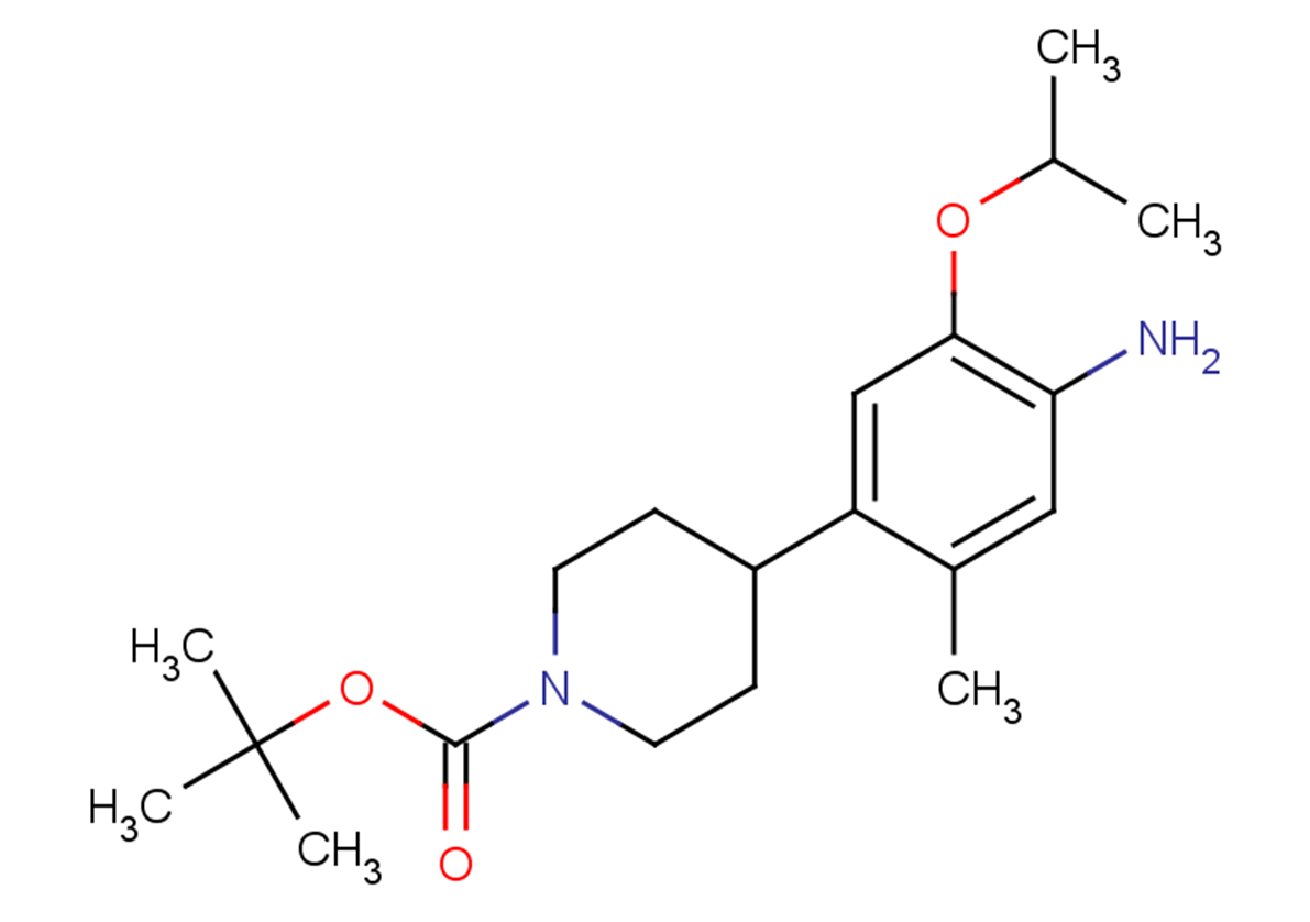 tert-butyl 4-[4-amino-2-methyl-5-(propan-2-yloxy)phenyl]piperidine-1-carboxylate