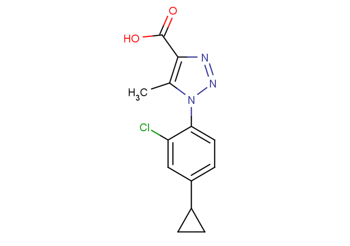 1-(2-chloro-4-cyclopropylphenyl)-5-methyl-1H-1,2,3-triazole-4-carboxylic acid