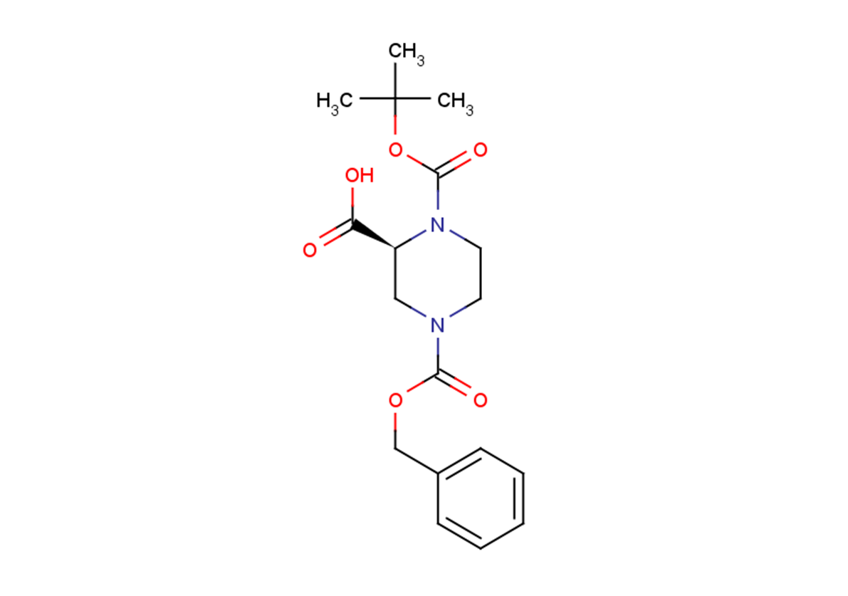 (2S)-4-[(benzyloxy)carbonyl]-1-[(tert-butoxy)carbonyl]piperazine-2-carboxylic acid