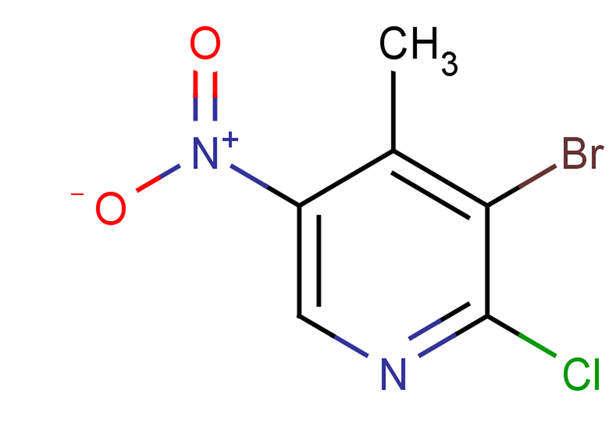 3-bromo-2-chloro-4-methyl-5-nitropyridine