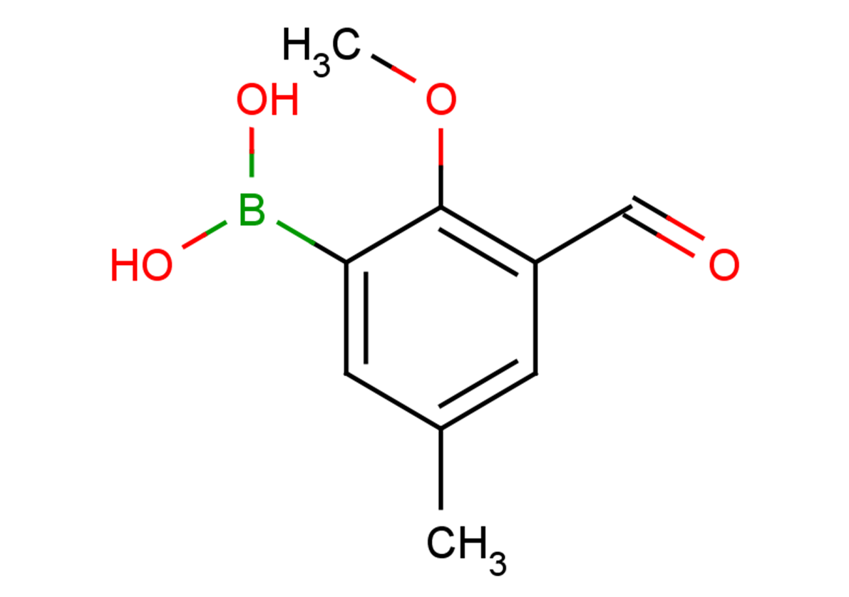 3-(dihydroxyboranyl)-2-methoxy-5-methylbenzaldehyde