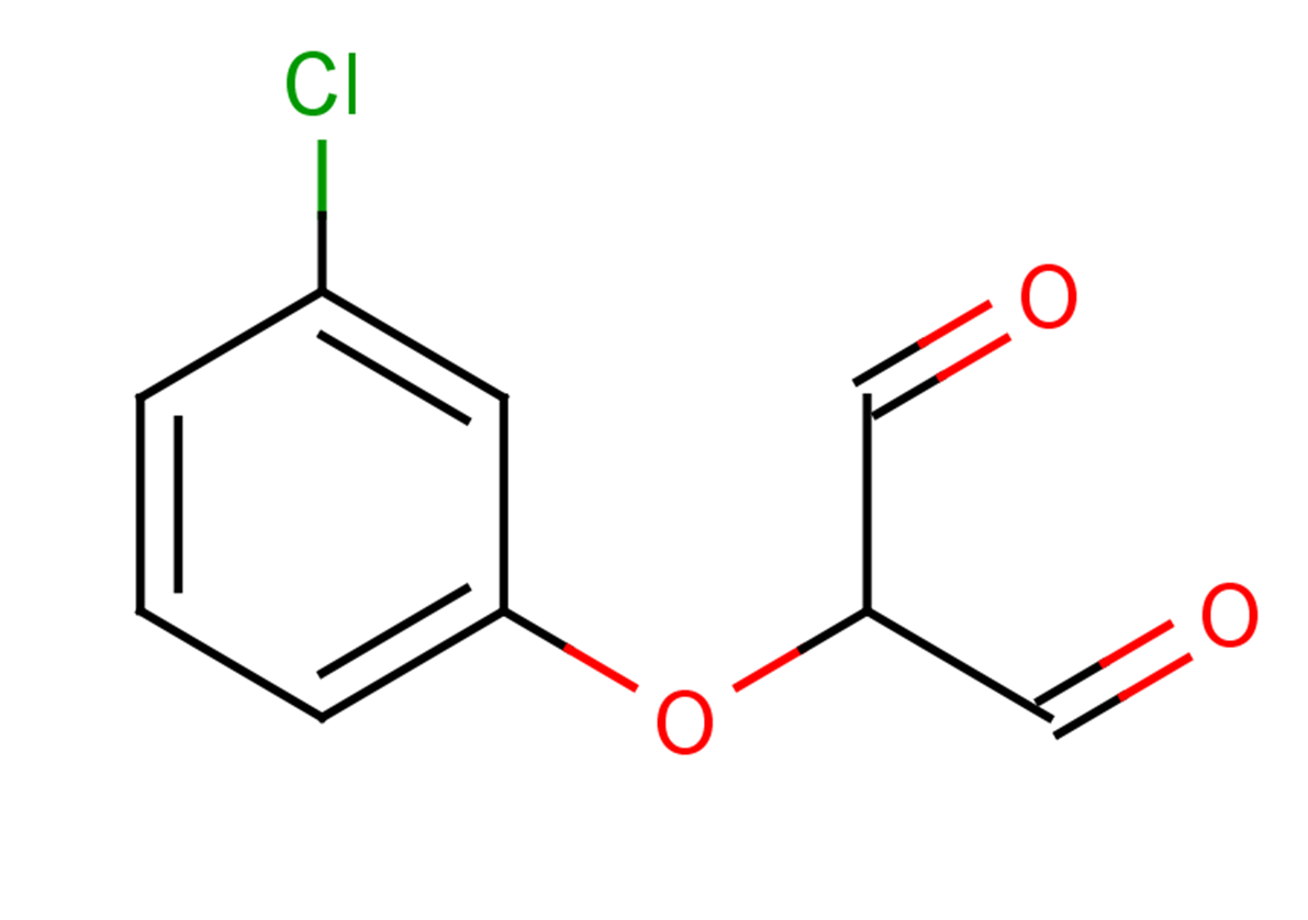 2-(3-chlorophenoxy)propanedial