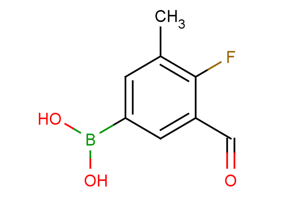 5-(dihydroxyboranyl)-2-fluoro-3-methylbenzaldehyde