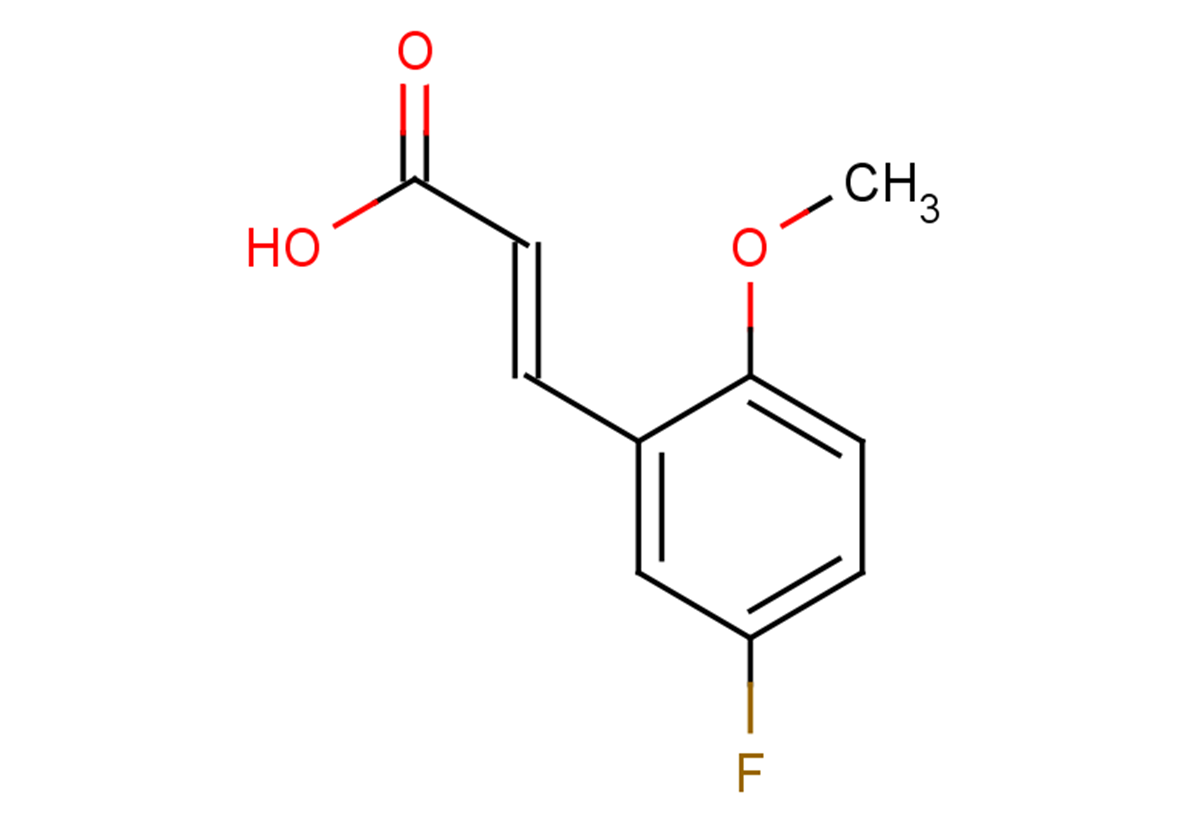 (2E)-3-(5-fluoro-2-methoxyphenyl)prop-2-enoic acid