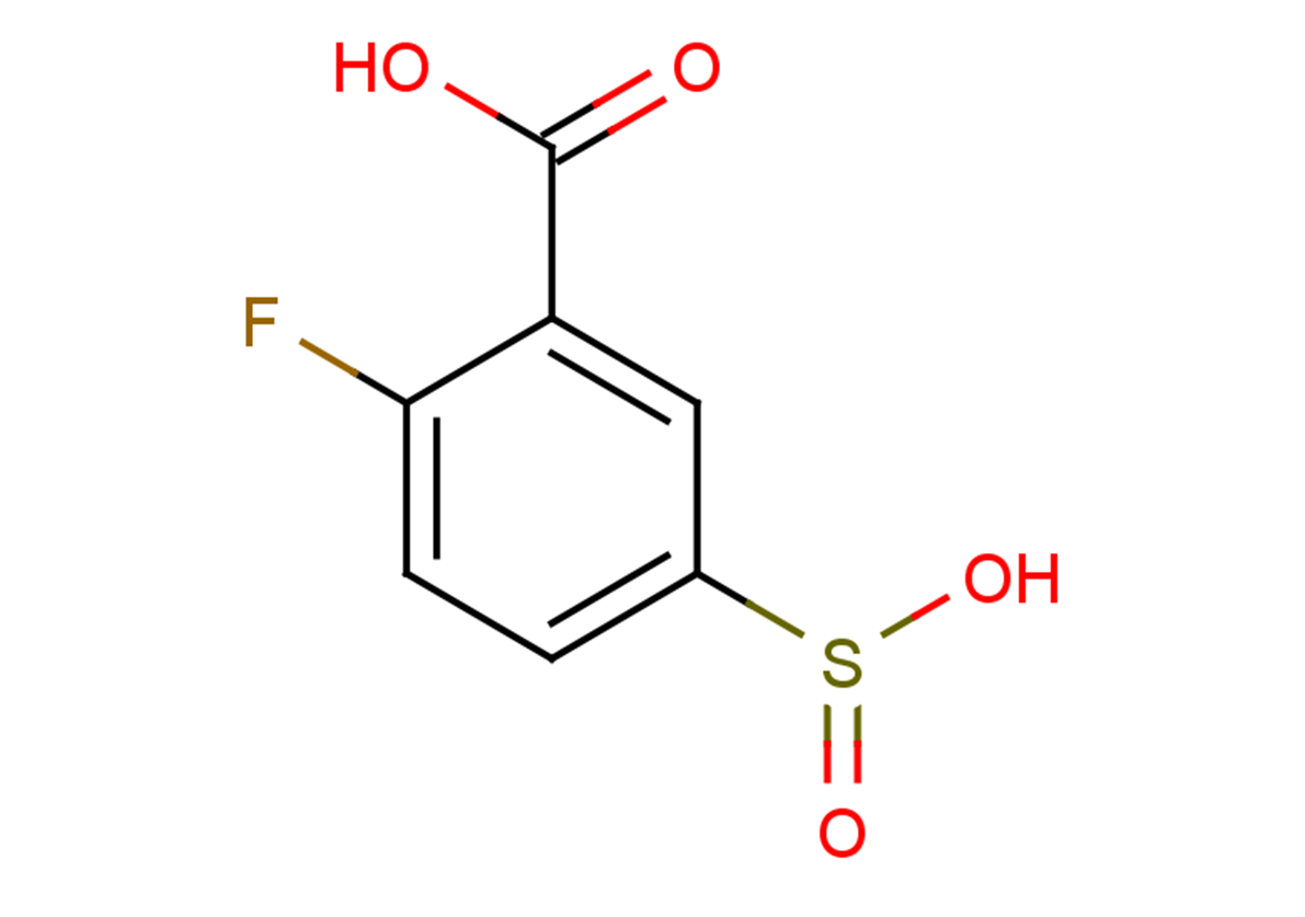 2-fluoro-5-sulfinobenzoic acid