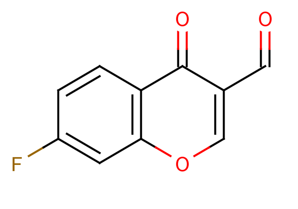 7-fluoro-4-oxo-4H-chromene-3-carbaldehyde