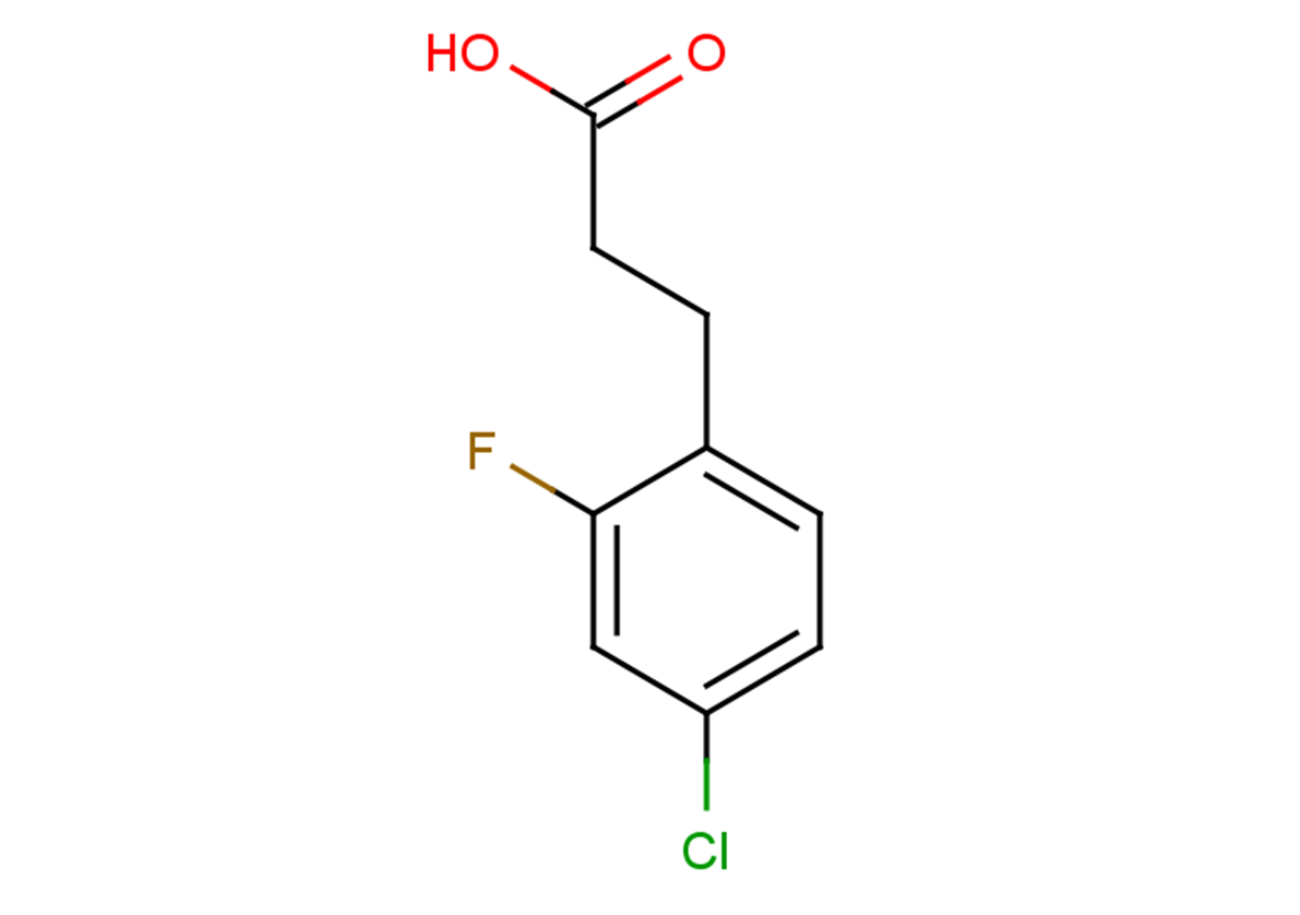 3-(4-chloro-2-fluorophenyl)propanoic acid