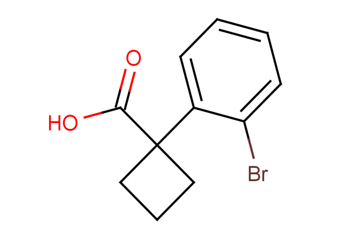 1-(2-bromophenyl)cyclobutane-1-carboxylic acid