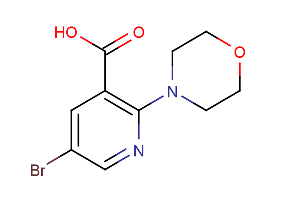 5-bromo-2-(morpholin-4-yl)pyridine-3-carboxylic acid