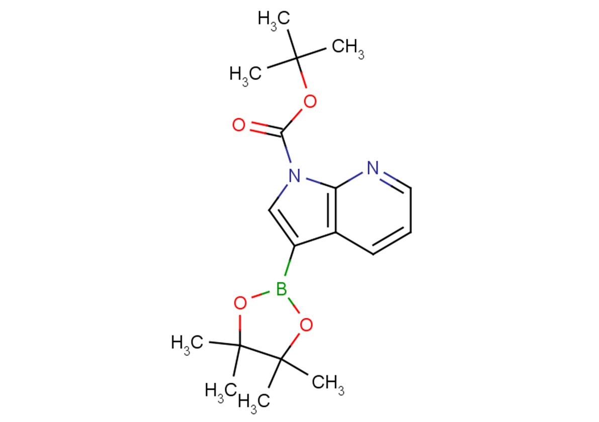 tert-butyl 3-(4,4,5,5-tetramethyl-1,3,2-dioxaborolan-2-yl)-1H-pyrrolo[2,3-b]pyridine-1-carboxylate