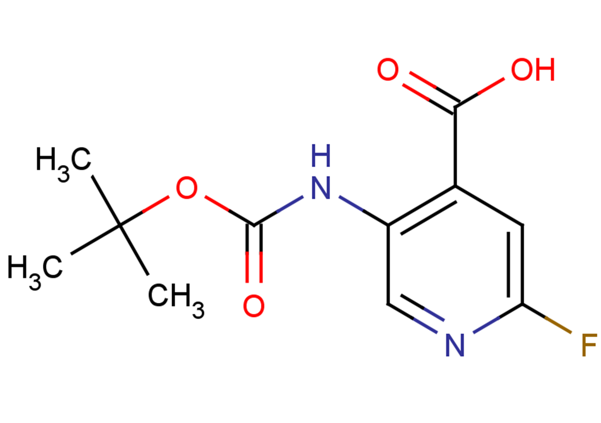 5-{[(tert-butoxy)carbonyl]amino}-2-fluoropyridine-4-carboxylic acid