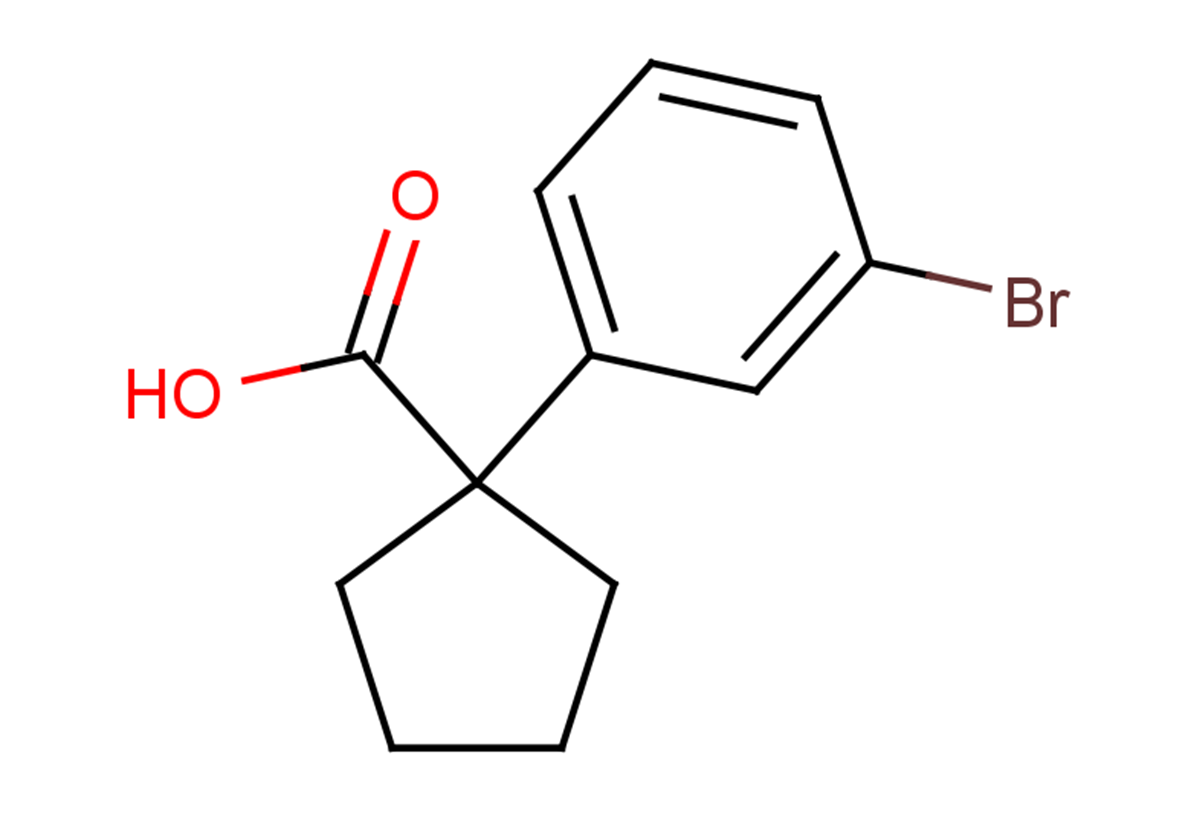 1-(3-bromophenyl)cyclopentane-1-carboxylic acid