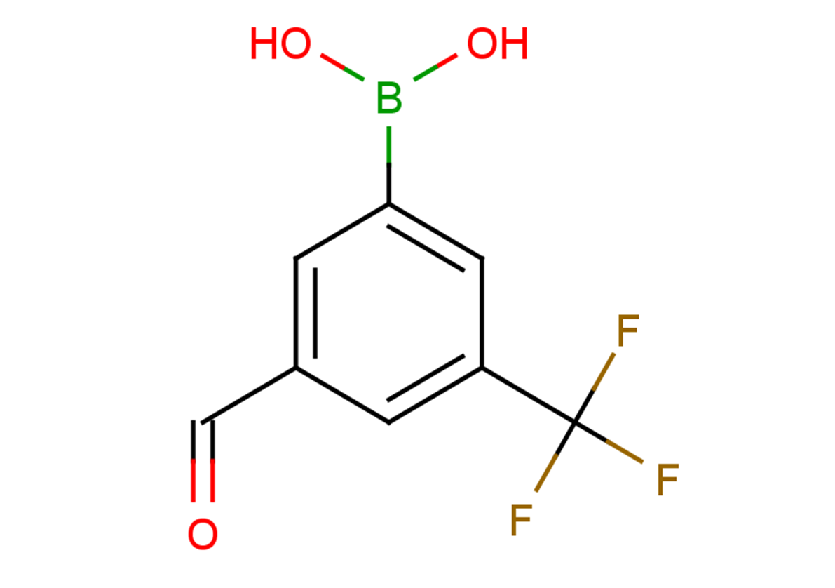 3-(dihydroxyboranyl)-5-(trifluoromethyl)benzaldehyde