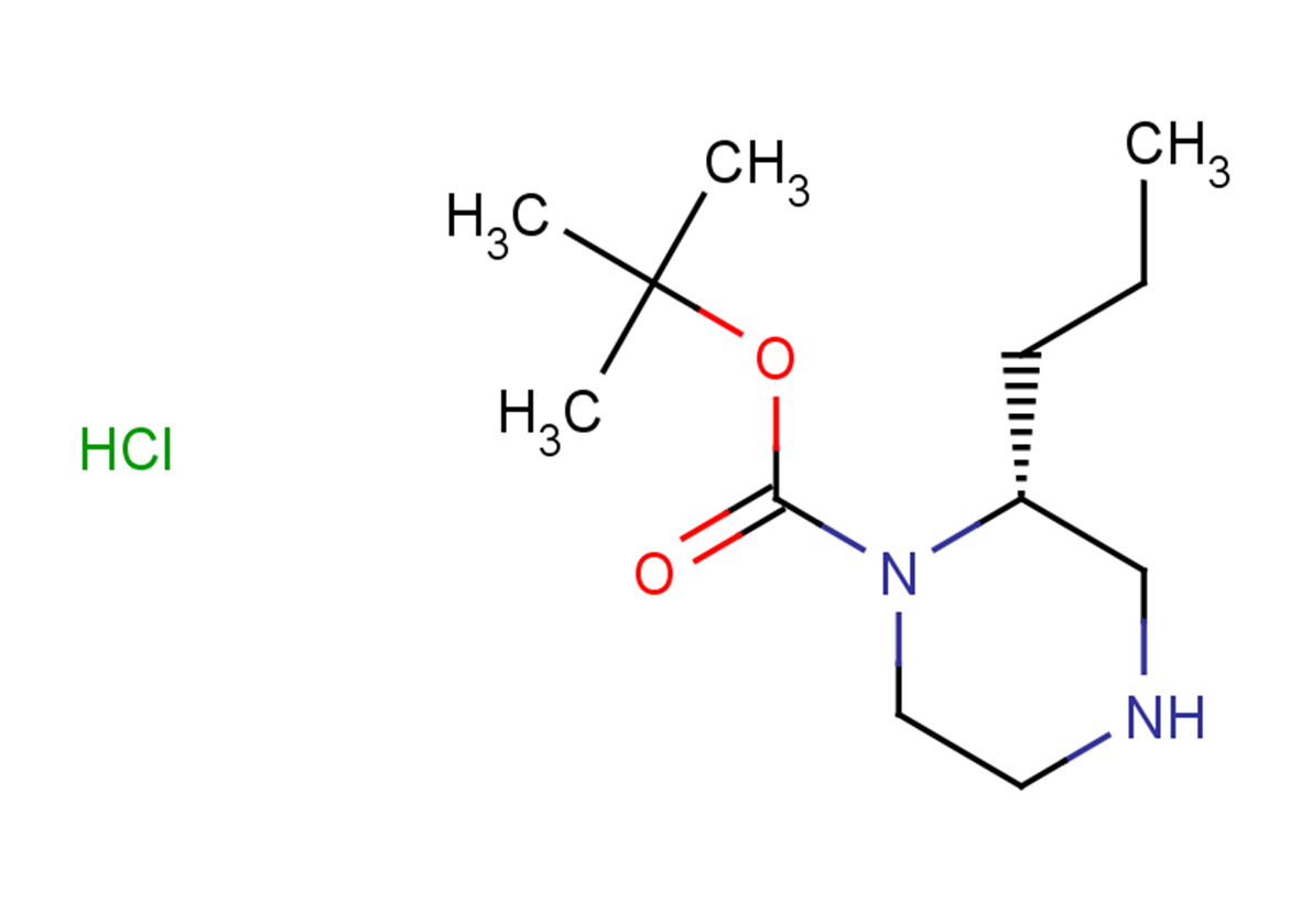 tert-butyl (2R)-2-propylpiperazine-1-carboxylate hydrochloride