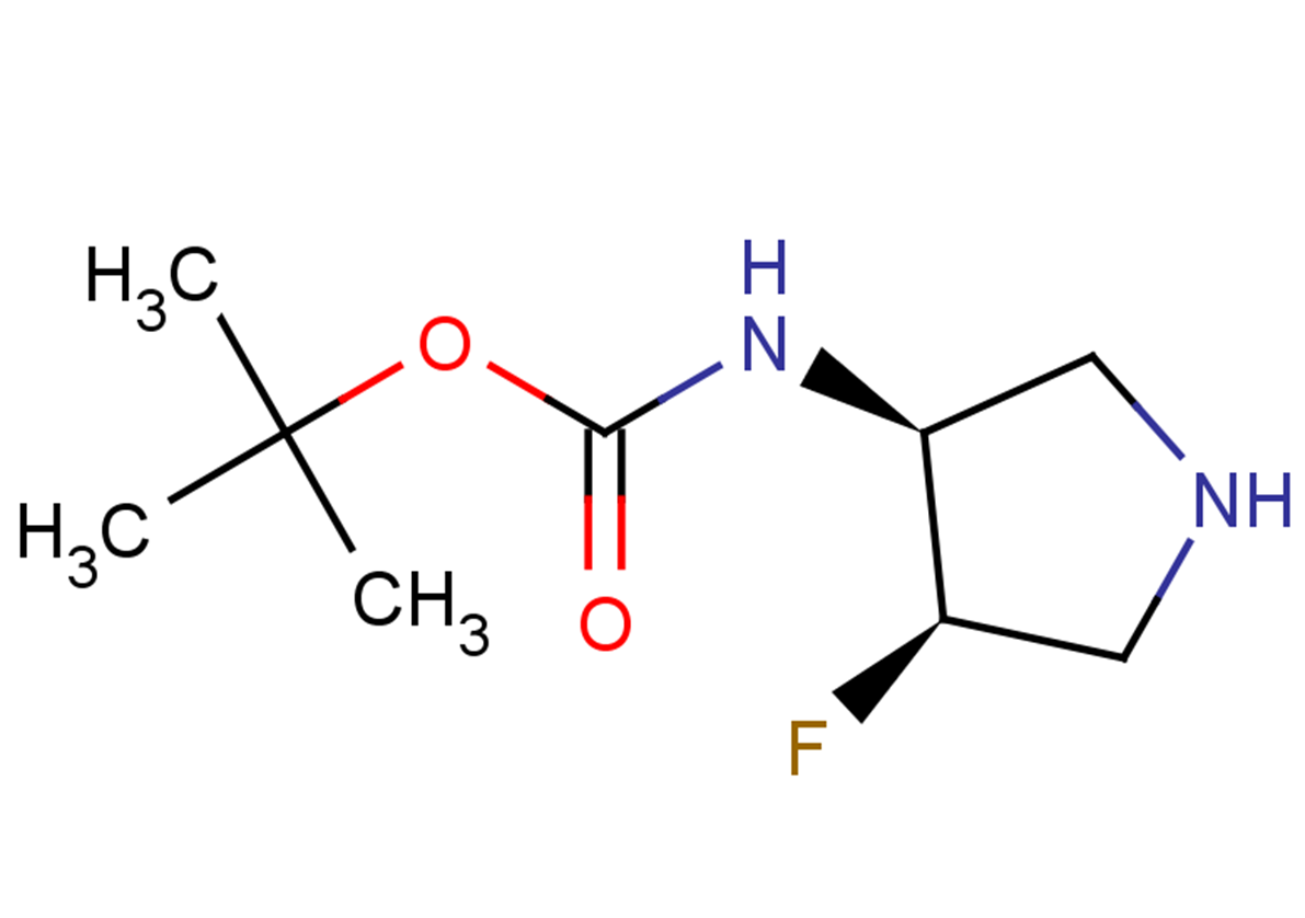 tert-butyl N-[(3S,4R)-4-fluoropyrrolidin-3-yl]carbamate