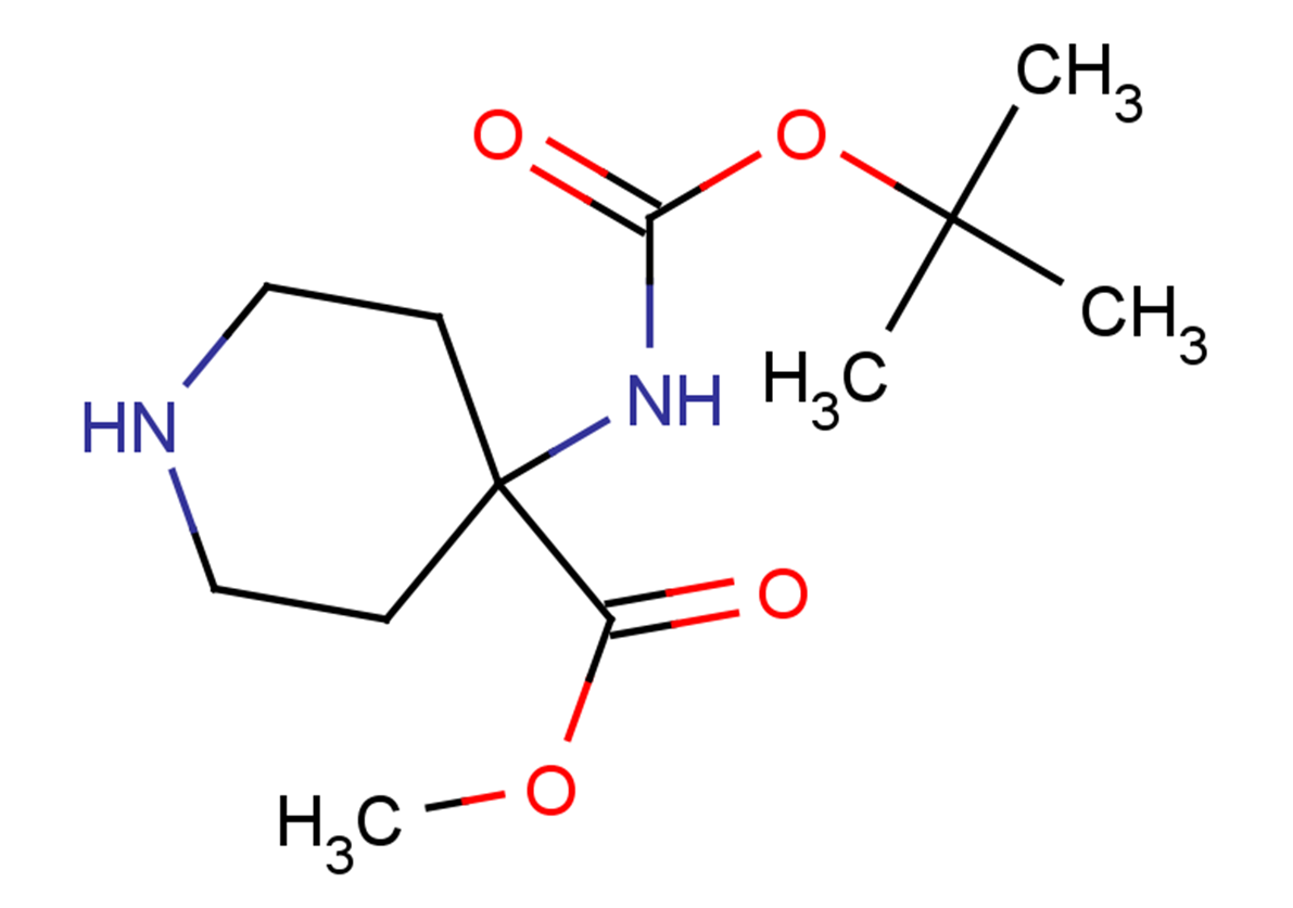 methyl 4-{[(tert-butoxy)carbonyl]amino}piperidine-4-carboxylate