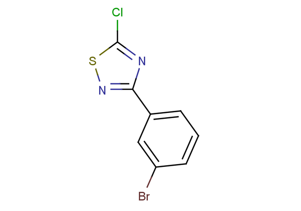 3-(3-bromophenyl)-5-chloro-1,2,4-thiadiazole