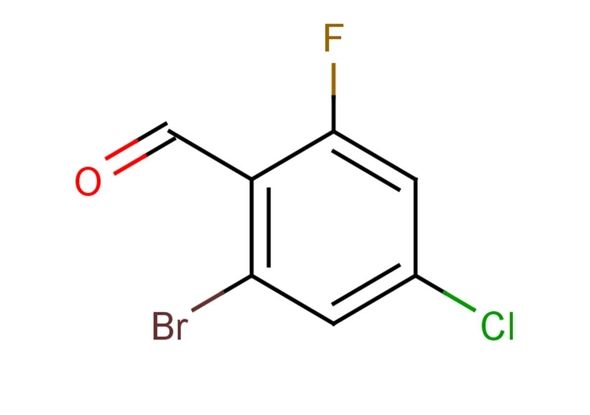 2-bromo-4-chloro-6-fluorobenzaldehyde