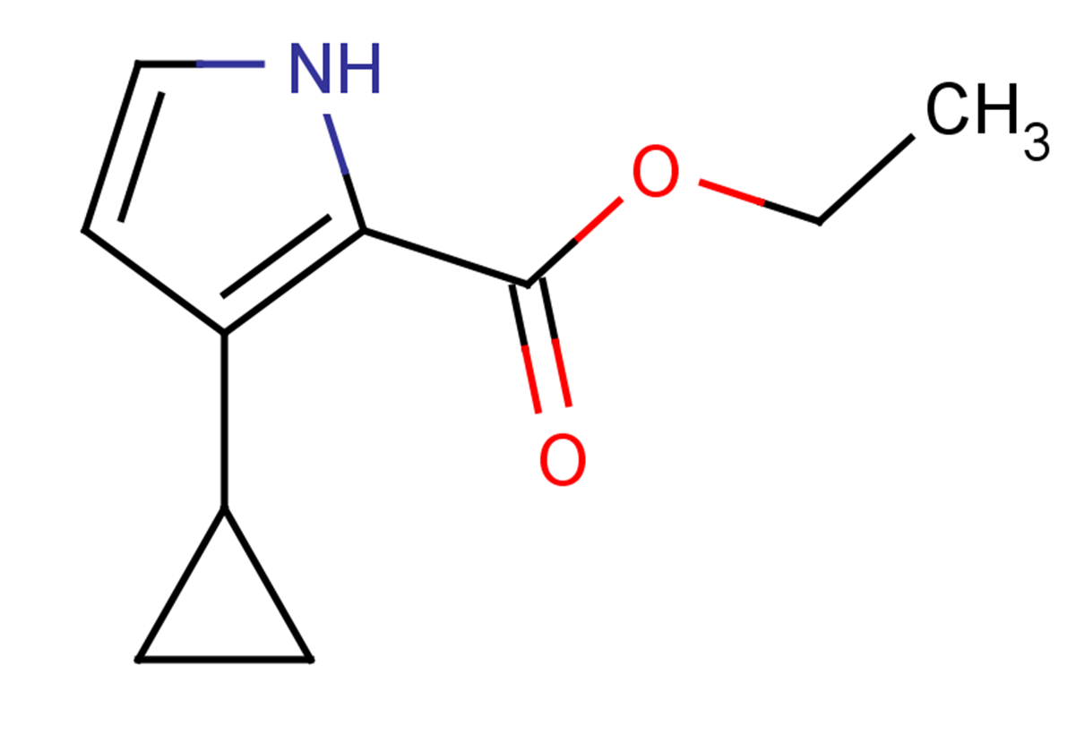 ethyl 3-cyclopropyl-1H-pyrrole-2-carboxylate
