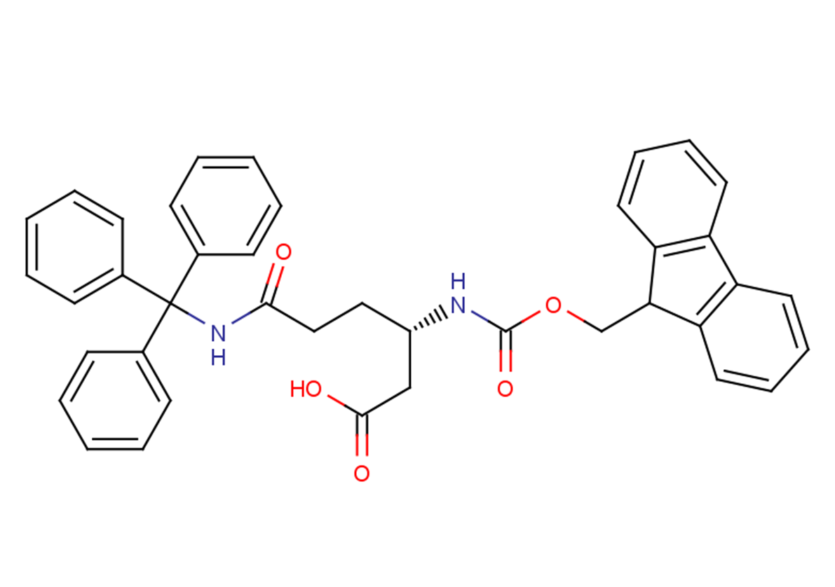 (3S)-3-{[(9H-fluoren-9-ylmethoxy)carbonyl]amino}-5-[(triphenylmethyl)carbamoyl]pentanoic acid