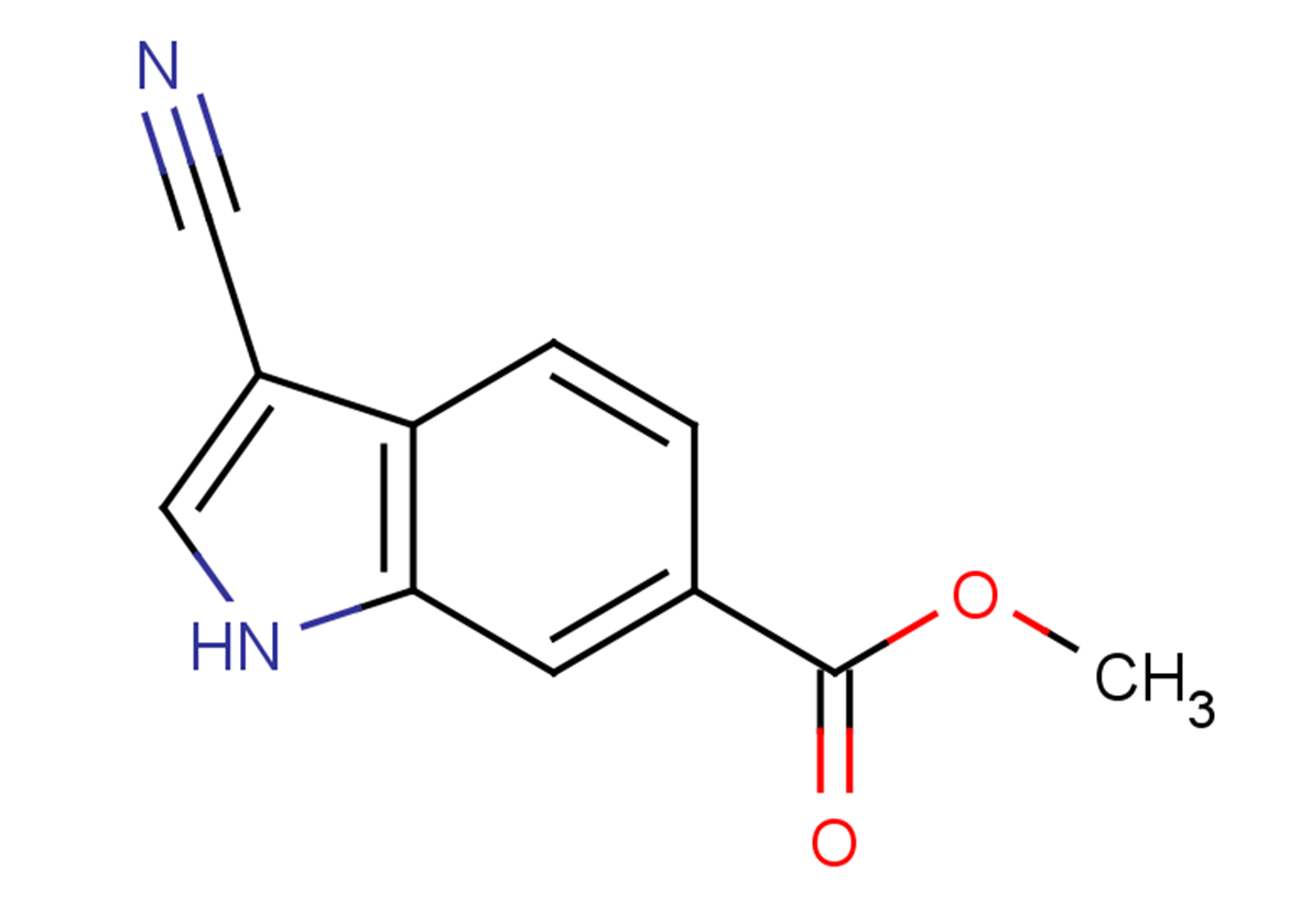 methyl 3-cyano-1H-indole-6-carboxylate