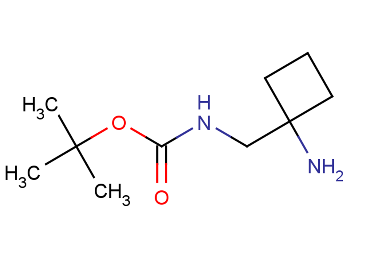 tert-butyl N-[(1-aminocyclobutyl)methyl]carbamate