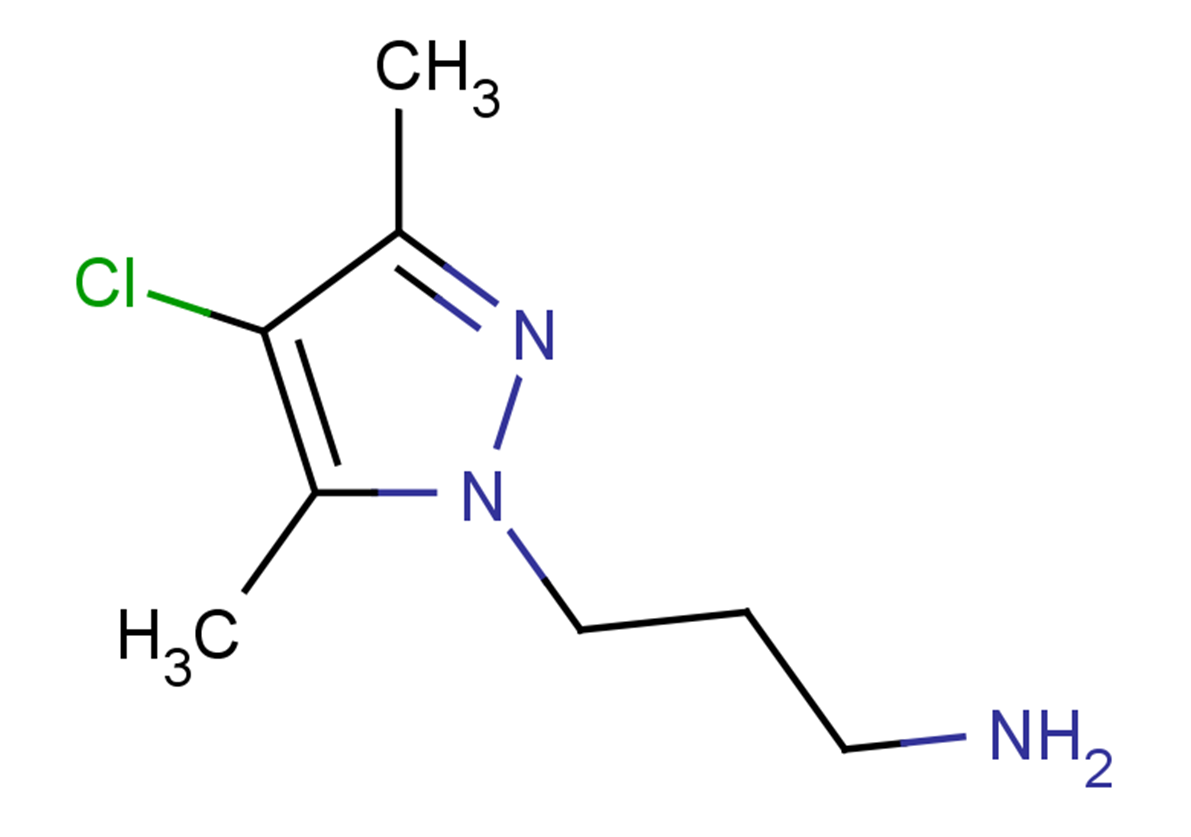 3-(4-chloro-3,5-dimethyl-1H-pyrazol-1-yl)propan-1-amine