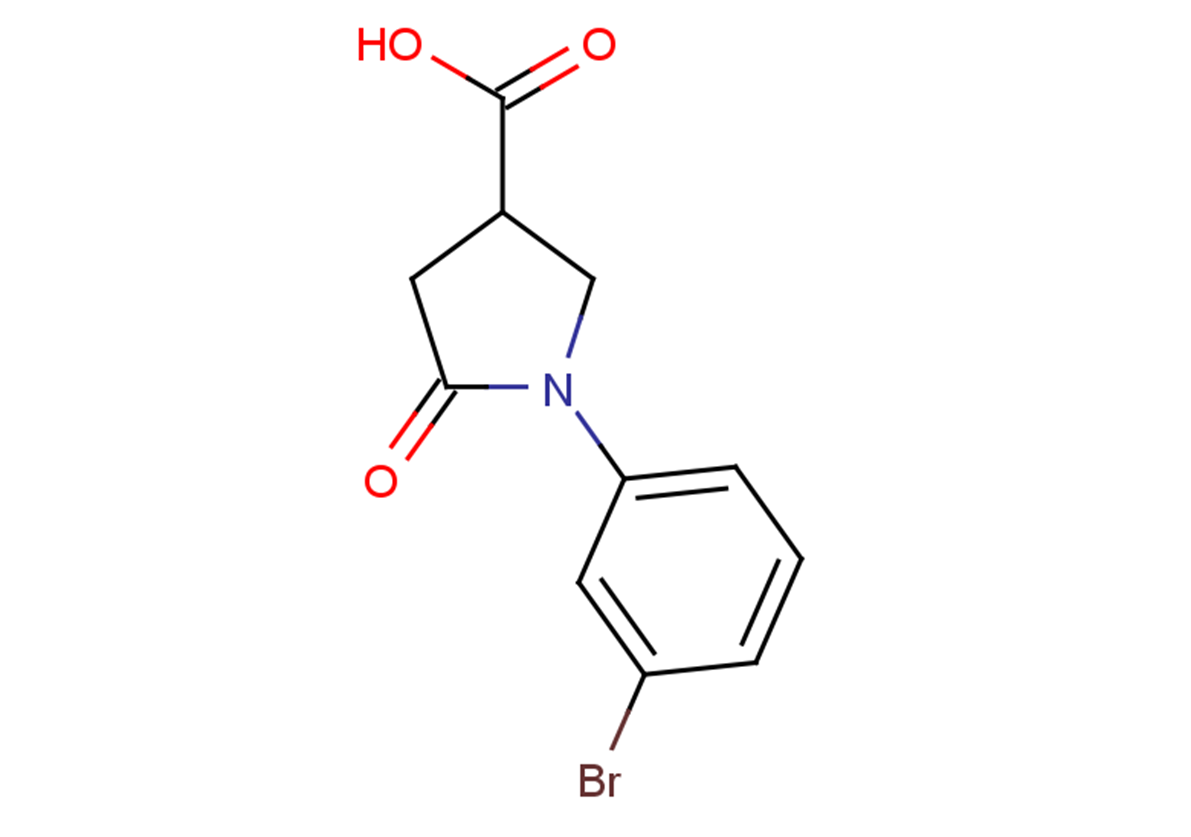 1-(3-bromophenyl)-5-oxopyrrolidine-3-carboxylic acid