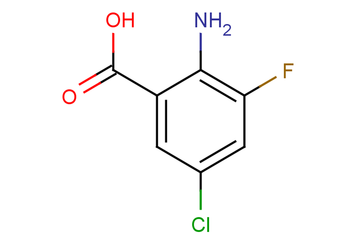 2-amino-5-chloro-3-fluorobenzoic acid