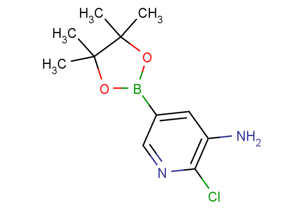 2-chloro-5-(4,4,5,5-tetramethyl-1,3,2-dioxaborolan-2-yl)pyridin-3-amine