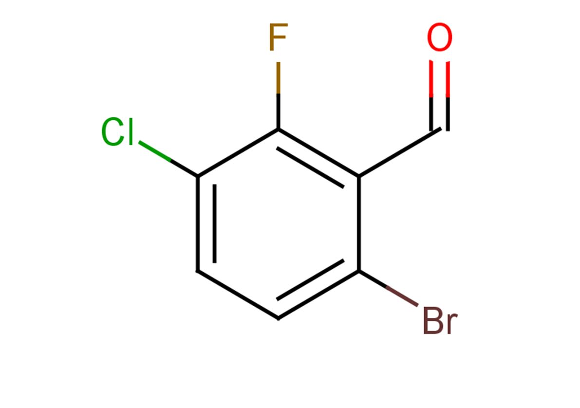6-bromo-3-chloro-2-fluorobenzaldehyde