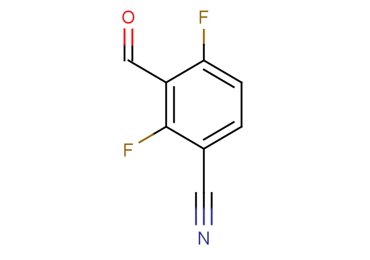 2,4-difluoro-3-formylbenzonitrile