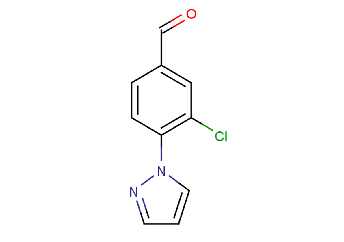 3-chloro-4-(1H-pyrazol-1-yl)benzaldehyde