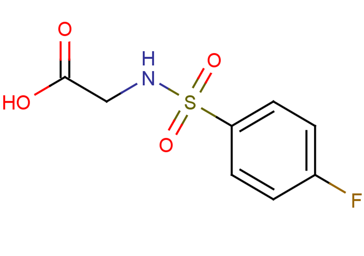 2-[(4-fluorobenzene)sulfonamido]acetic acid