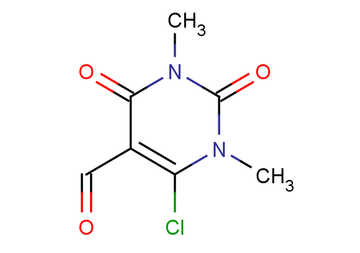 6-chloro-1,3-dimethyl-2,4-dioxo-1,2,3,4-tetrahydropyrimidine-5-carbaldehyde