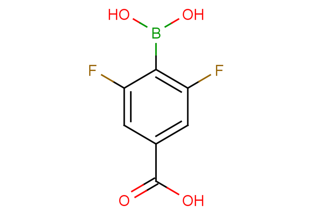 4-(dihydroxyboranyl)-3,5-difluorobenzoic acid