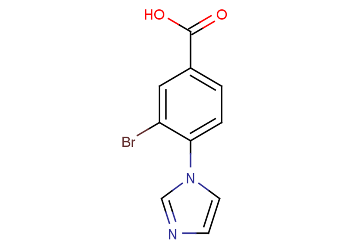 3-bromo-4-(1H-imidazol-1-yl)benzoic acid