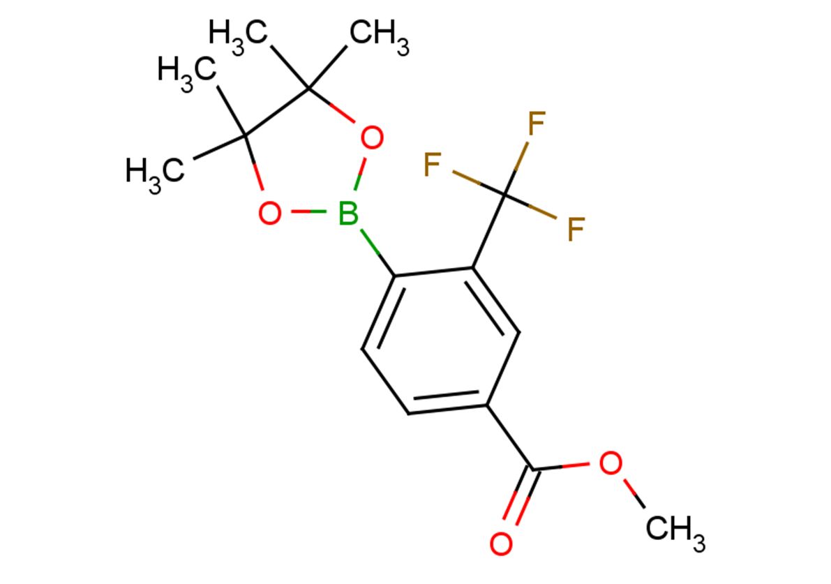 methyl 4-(4,4,5,5-tetramethyl-1,3,2-dioxaborolan-2-yl)-3-(trifluoromethyl)benzoate