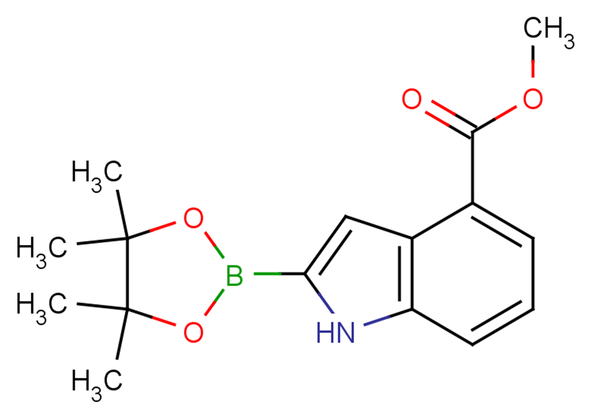 methyl 2-(4,4,5,5-tetramethyl-1,3,2-dioxaborolan-2-yl)-1H-indole-4-carboxylate