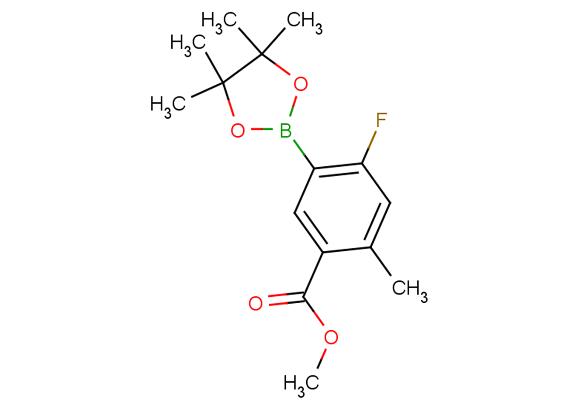 methyl 4-fluoro-2-methyl-5-(4,4,5,5-tetramethyl-1,3,2-dioxaborolan-2-yl)benzoate