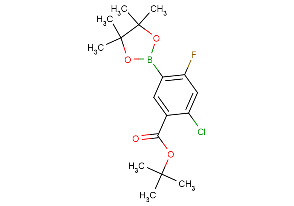tert-butyl 2-chloro-4-fluoro-5-(4,4,5,5-tetramethyl-1,3,2-dioxaborolan-2-yl)benzoate