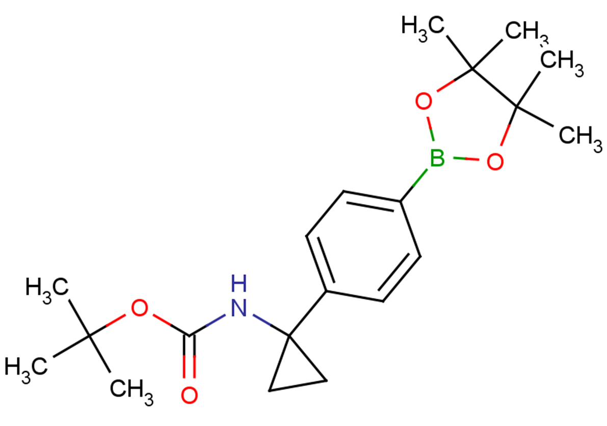 tert-butyl N-{1-[4-(4,4,5,5-tetramethyl-1,3,2-dioxaborolan-2-yl)phenyl]cyclopropyl}carbamate