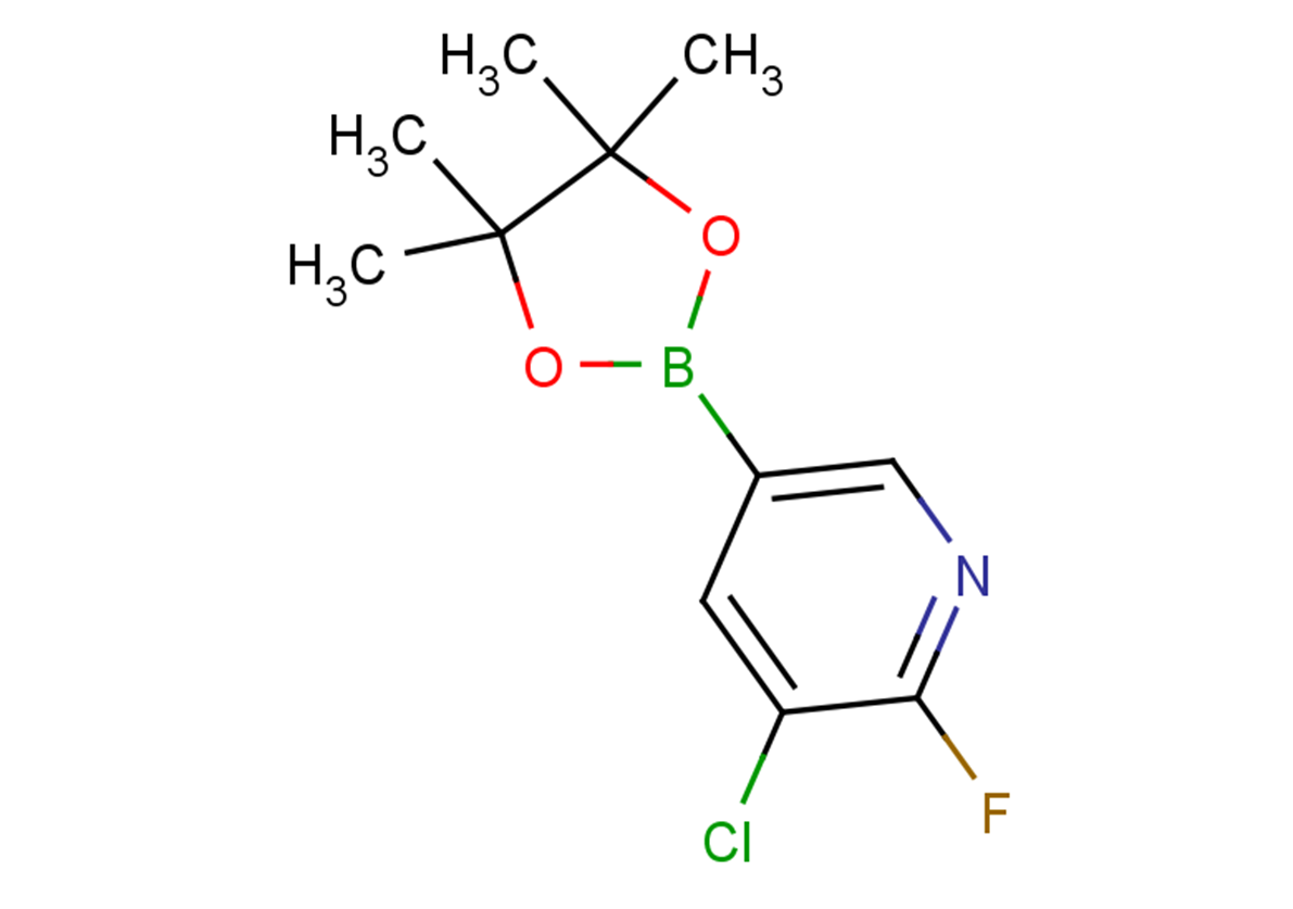 3-chloro-2-fluoro-5-(4,4,5,5-tetramethyl-1,3,2-dioxaborolan-2-yl)pyridine