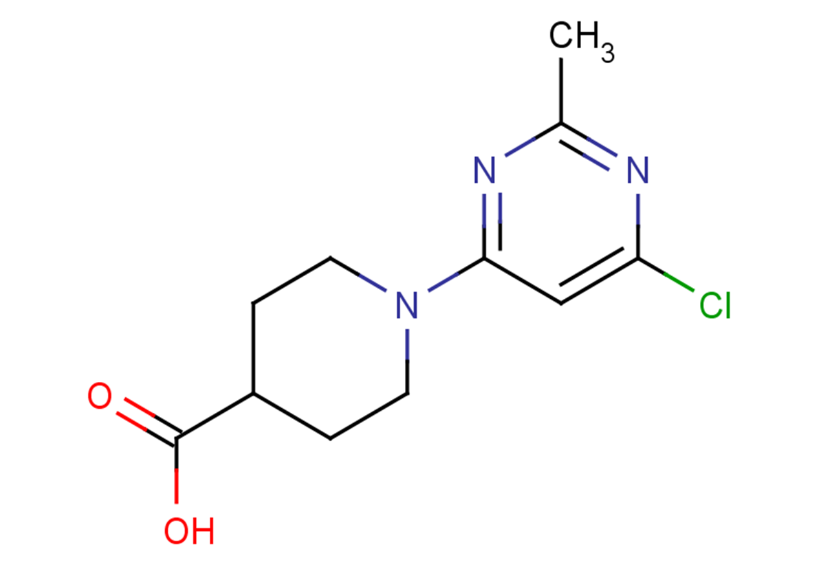 1-(6-chloro-2-methylpyrimidin-4-yl)piperidine-4-carboxylic acid