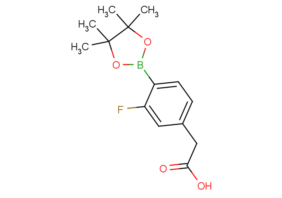 2-[3-fluoro-4-(4,4,5,5-tetramethyl-1,3,2-dioxaborolan-2-yl)phenyl]acetic acid