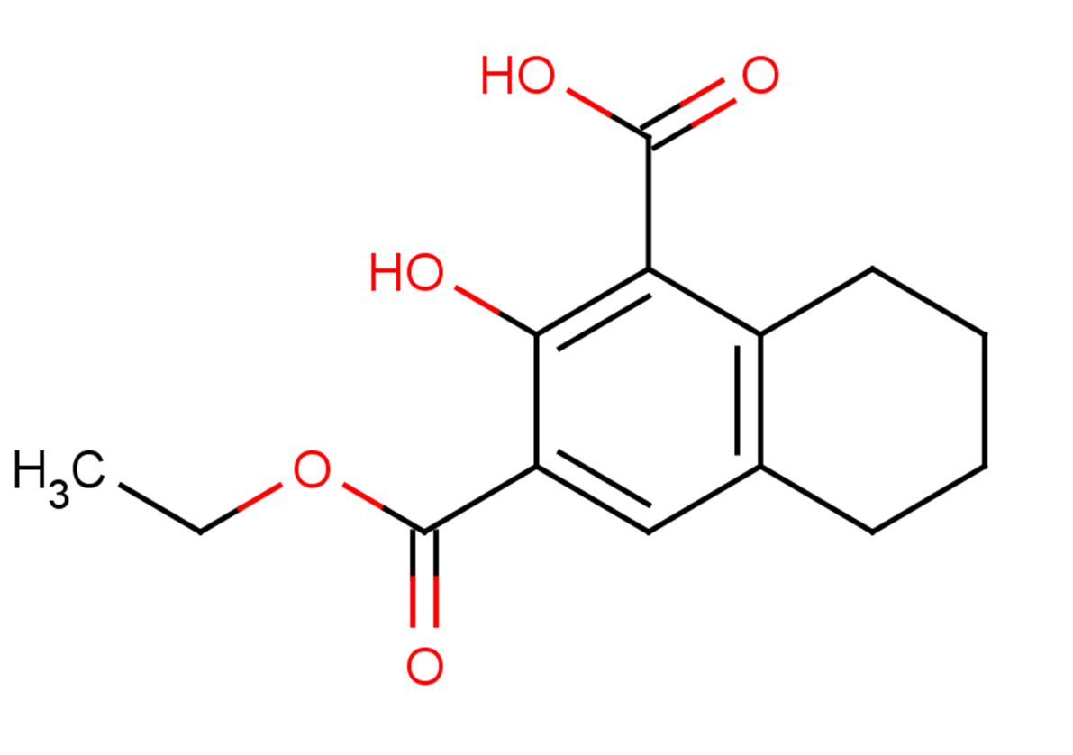 3-(ethoxycarbonyl)-2-hydroxy-5,6,7,8-tetrahydronaphthalene-1-carboxylic acid