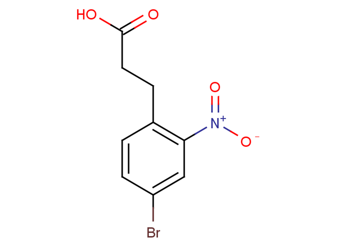 3-(4-bromo-2-nitrophenyl)propanoic acid