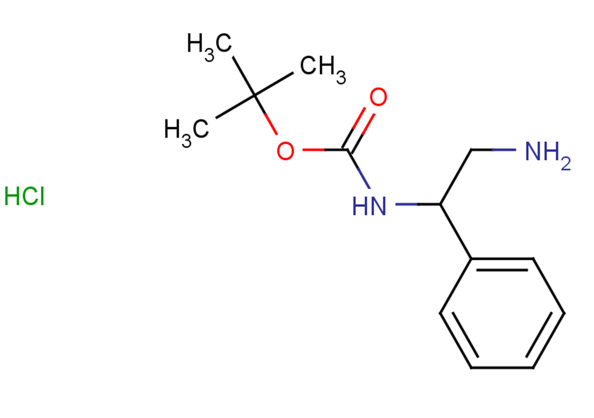 tert-butyl N-(2-amino-1-phenylethyl)carbamate hydrochloride